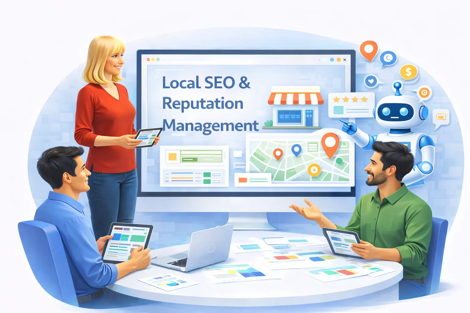 Local SEO & Reputation Management - Mobilogy Software Services LLP