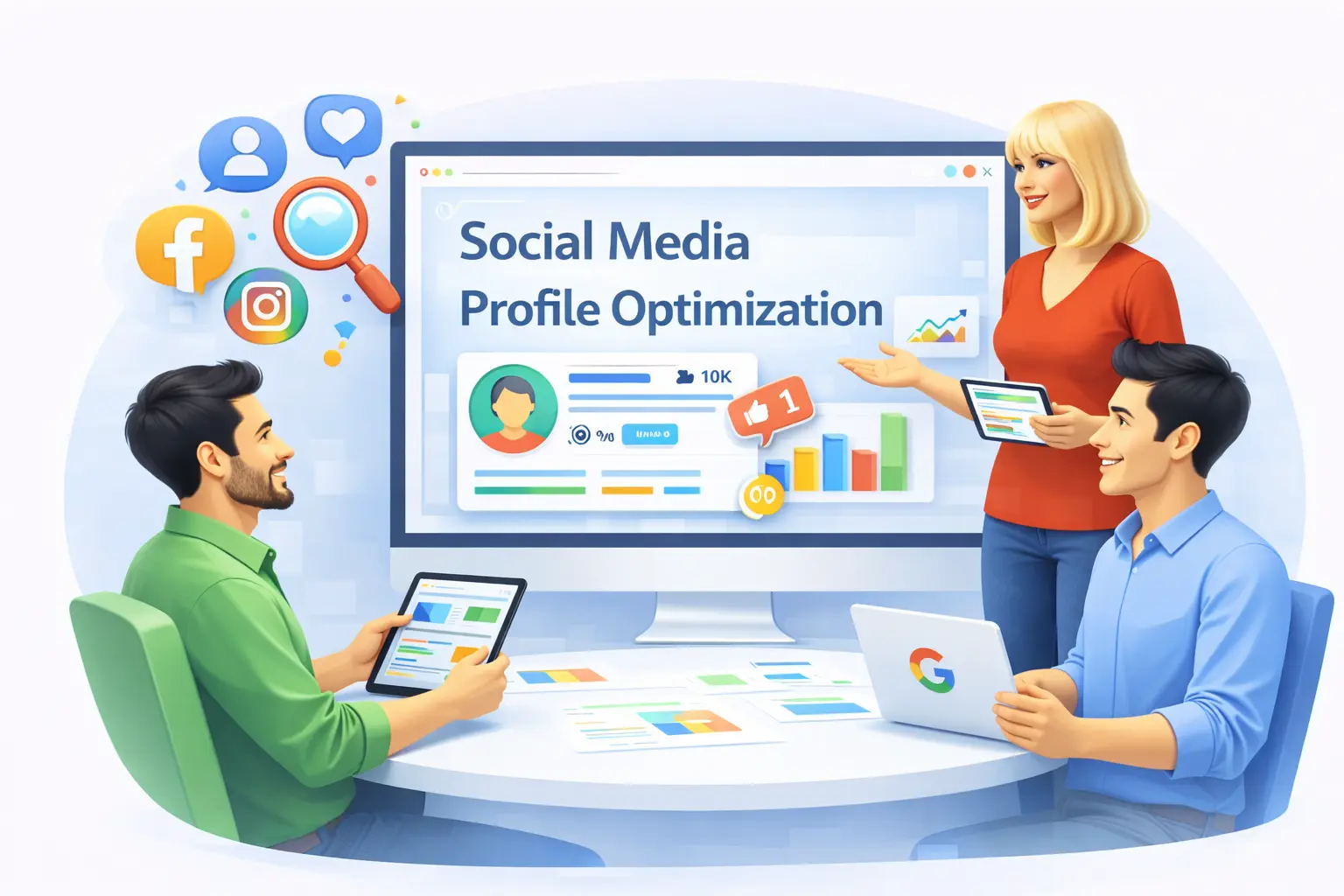 Social Media Profile Optimization - Mobilogy Software Services LLP